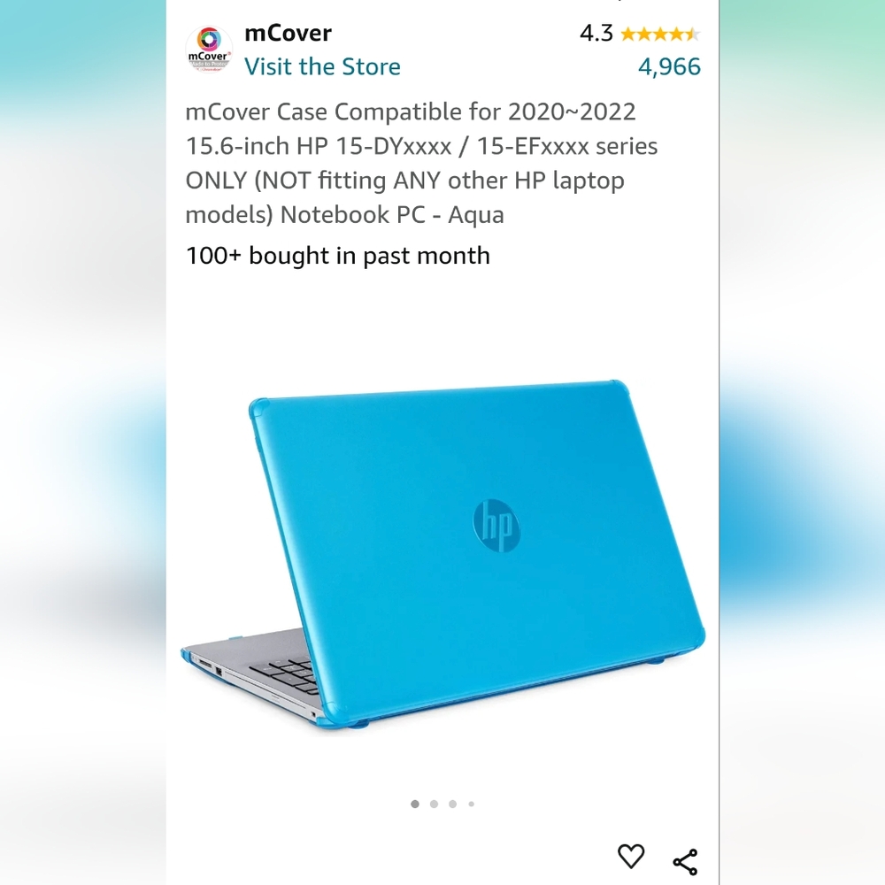 ⭐ 5/$25-HP 20-22 Laptop Cover